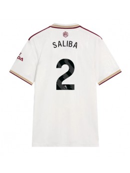 Arsenal William Saliba #2 Replika Tredje Kläder 2025-26 Kortärmad